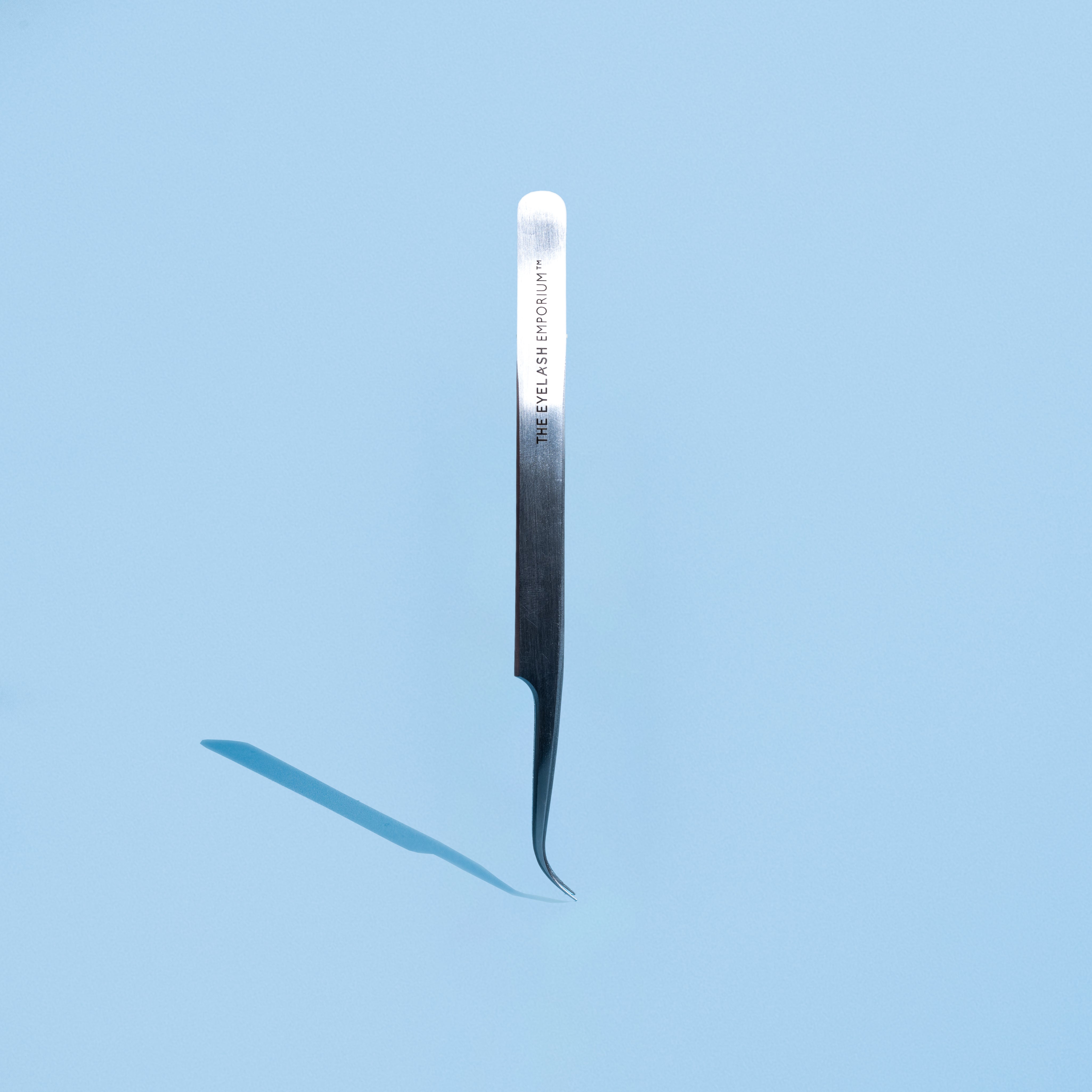 Straight & Curved Isolation Eyelash Extension Tweezer Set