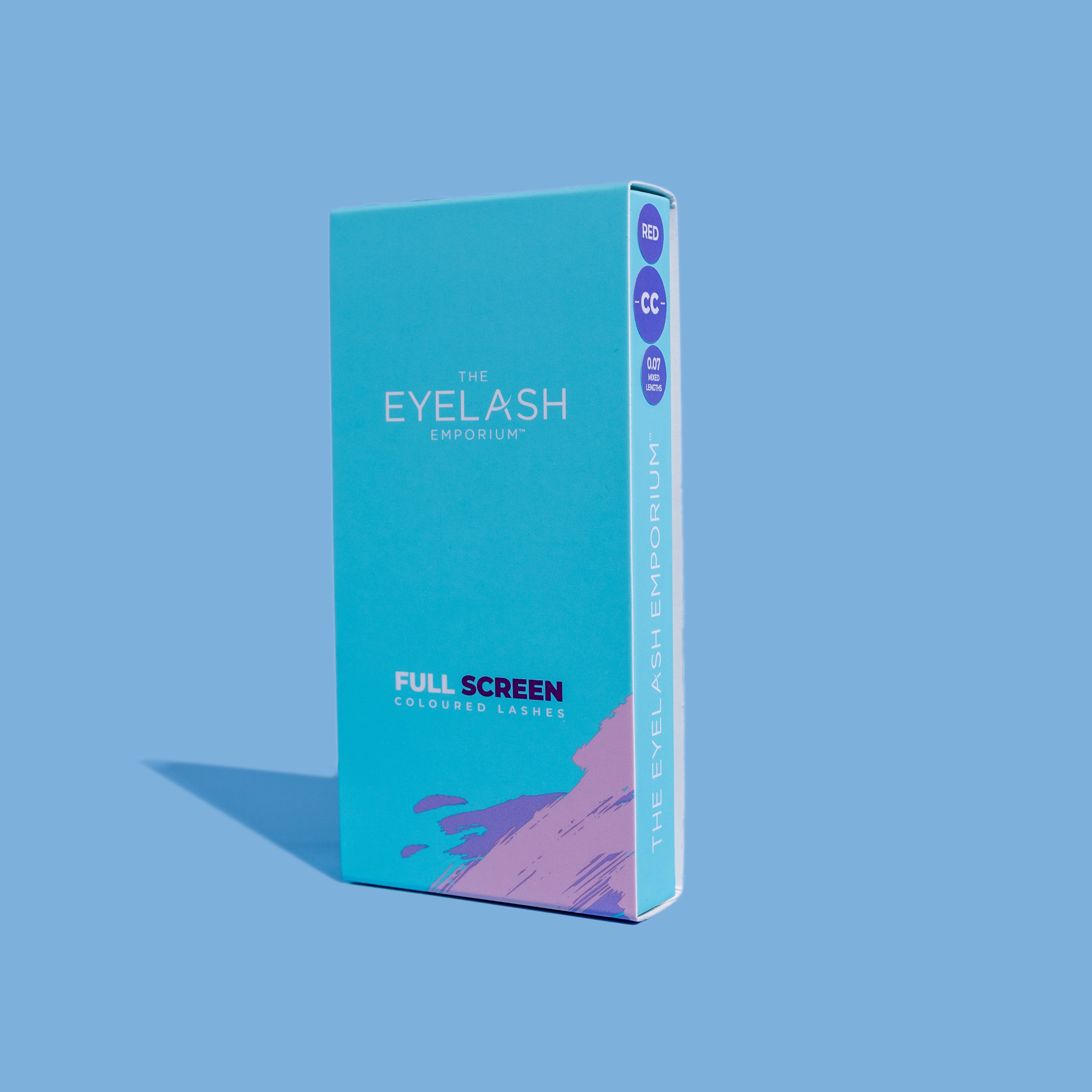 Colour Eyelash Extensions- Red