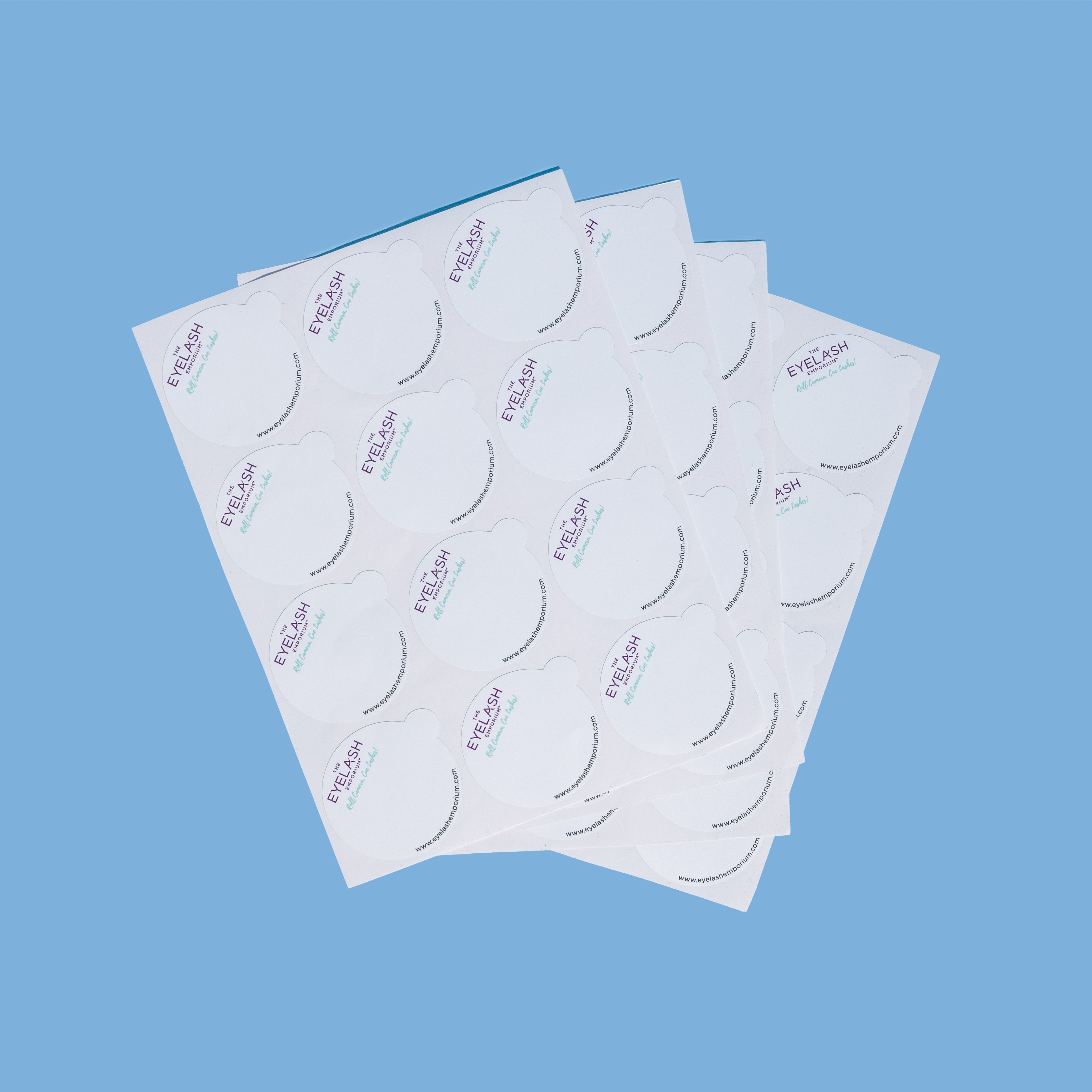 White Jade Stone Adhesive Stickers