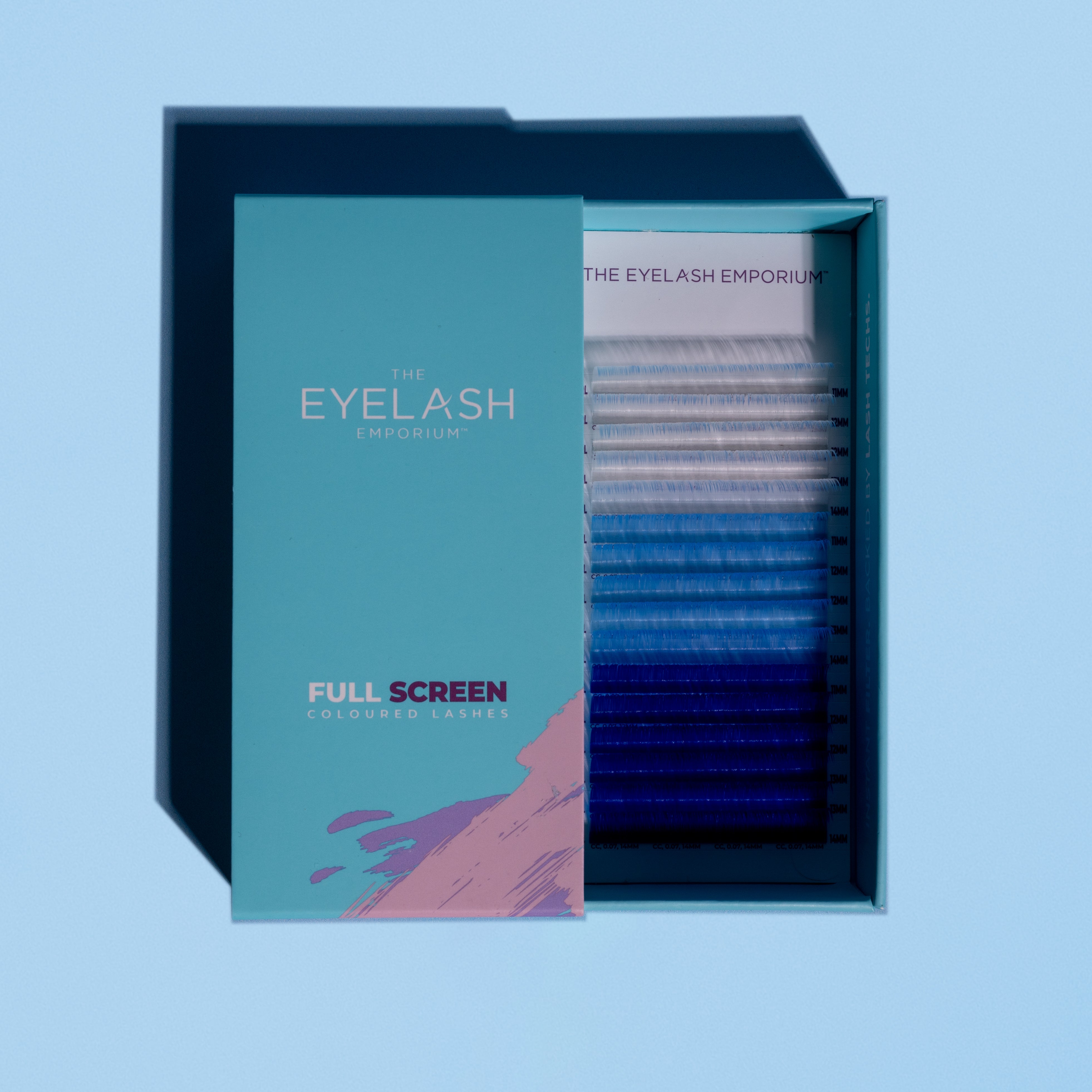 Colour Eyelash Extensions- Blue