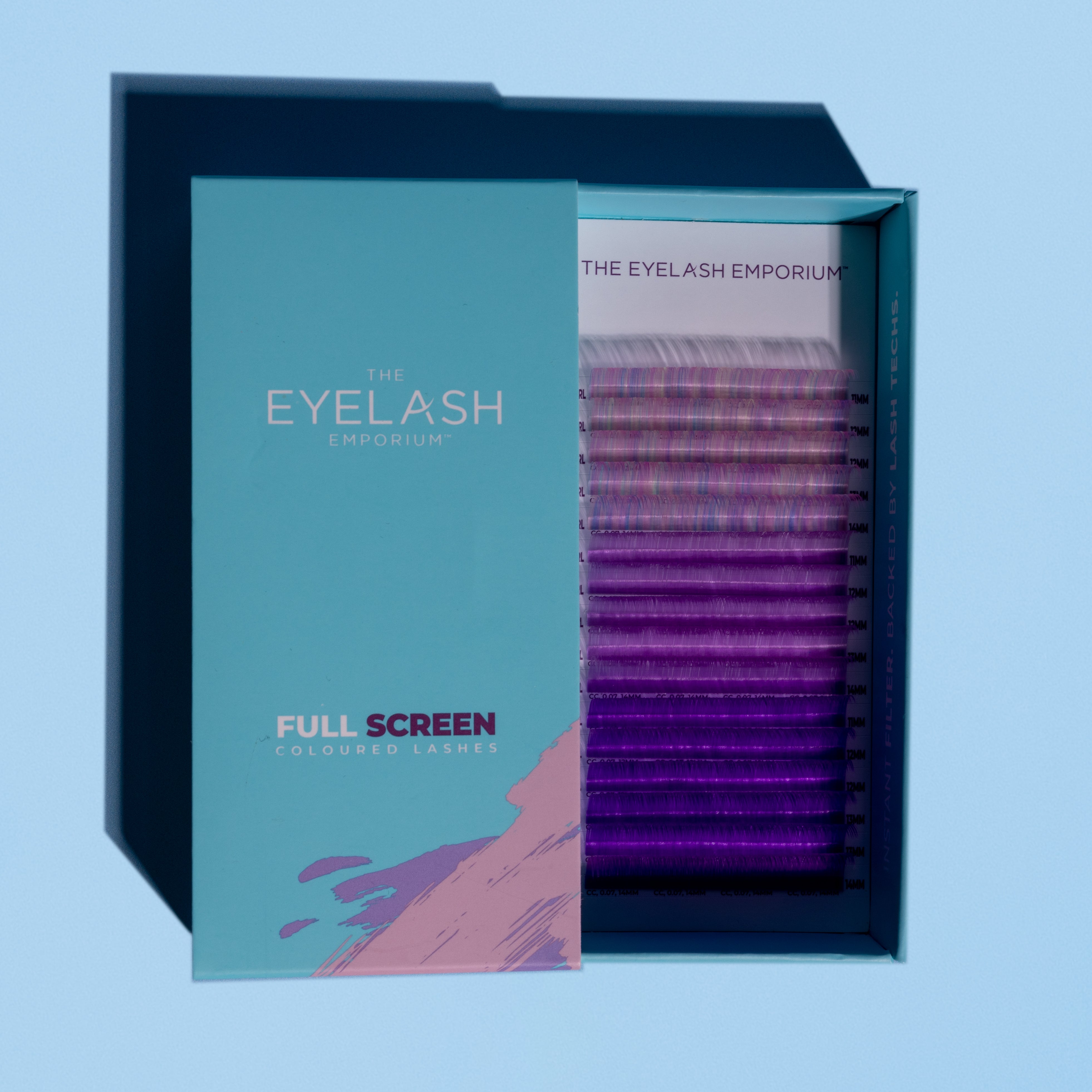 Colour Eyelash Extensions- Purple