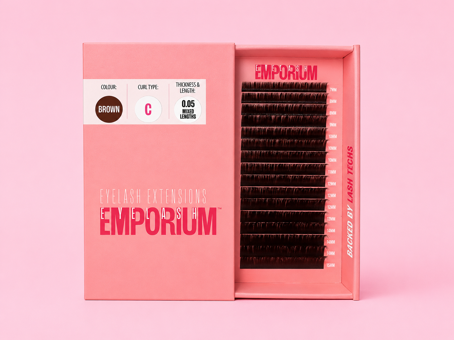Dark Brown Volume 0.05mm Eyelash Extensions
