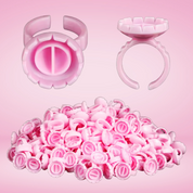 Disposable Glue Flower Ring Holders with Slits