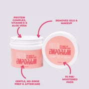 Protein Eye Make-Up Cleansing Pads